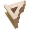 Ekena Millwork 5 1/2-in W x 12-in D x 12-in H Balboa Trad Rough Cedar Woodgrain TimberThane Outlooker, Primed Tan OUTUR055X12X12BOA04RCPR - alternate 6